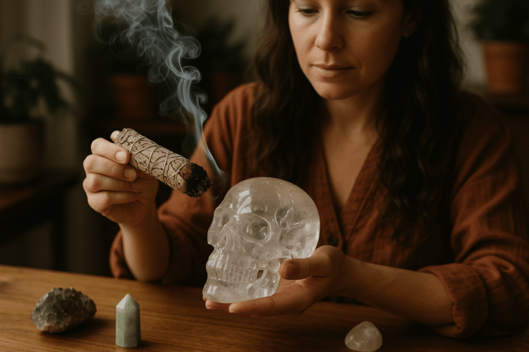 How to cleanse your crystal skull