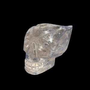 Smoky quartz traveler skull
