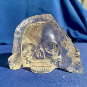 Cathedral Citrine Crystal Skull Sculpture