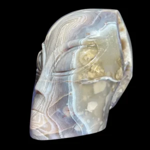 Druzy Agate Alien Skull