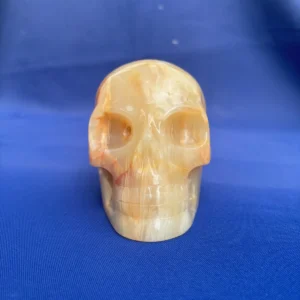 yellow onyx skull